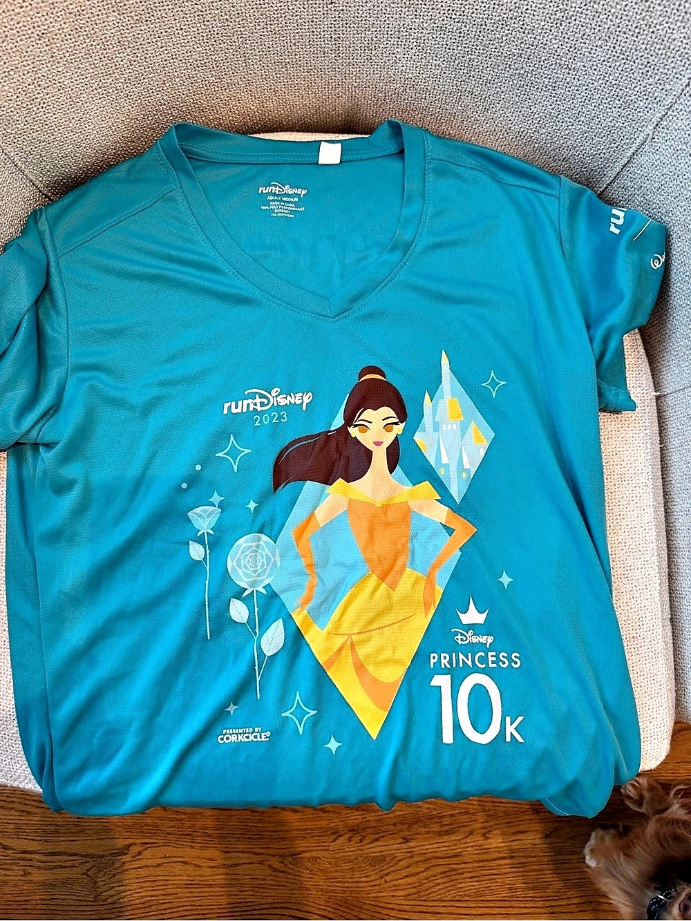 runDisney 2023 Disney Princess 10K Belle Participant Technical Shirt Technical